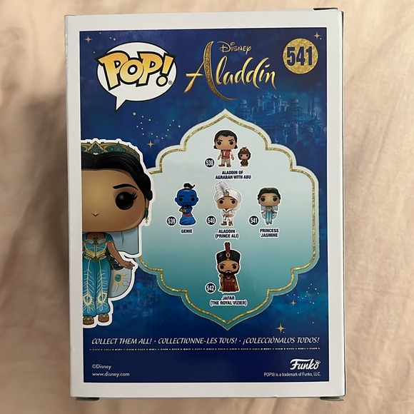 Funko Pop Disney Aladdin Princess Jasmine Ltd. Edition Diamond Collection 541 - Picture 3 of 7